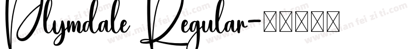 Plymdale Regular字体转换